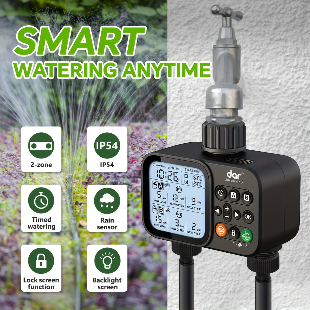 🚿 Dual-Zone Smart Water Timer