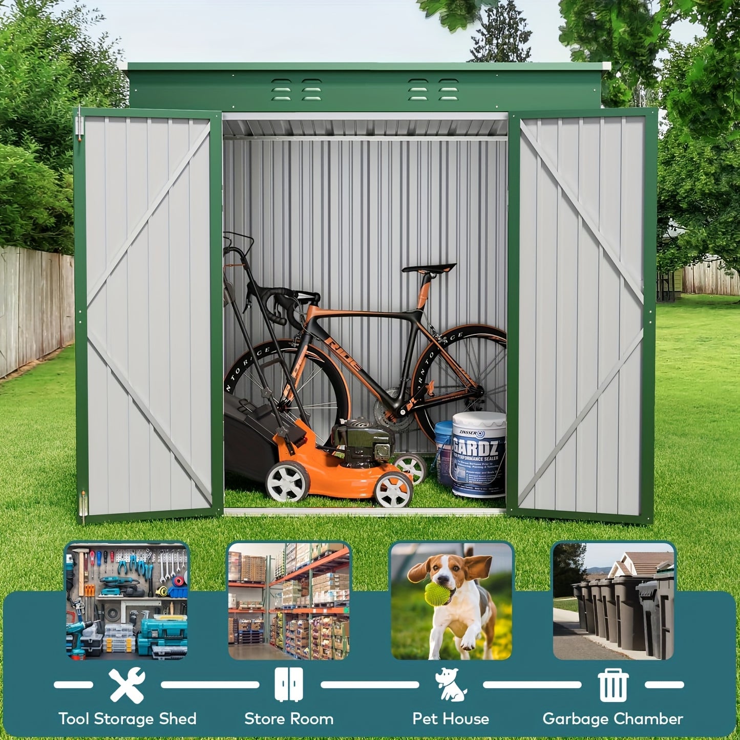 Metal Outdoor Storage Shed