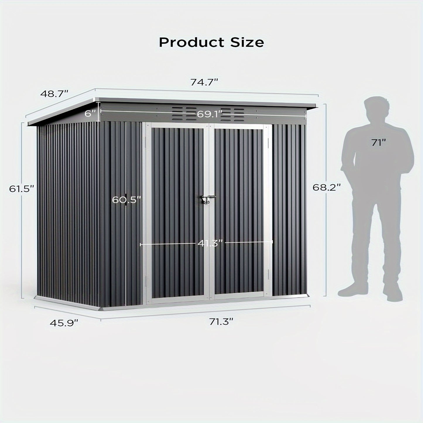 Metal Outdoor Storage Shed