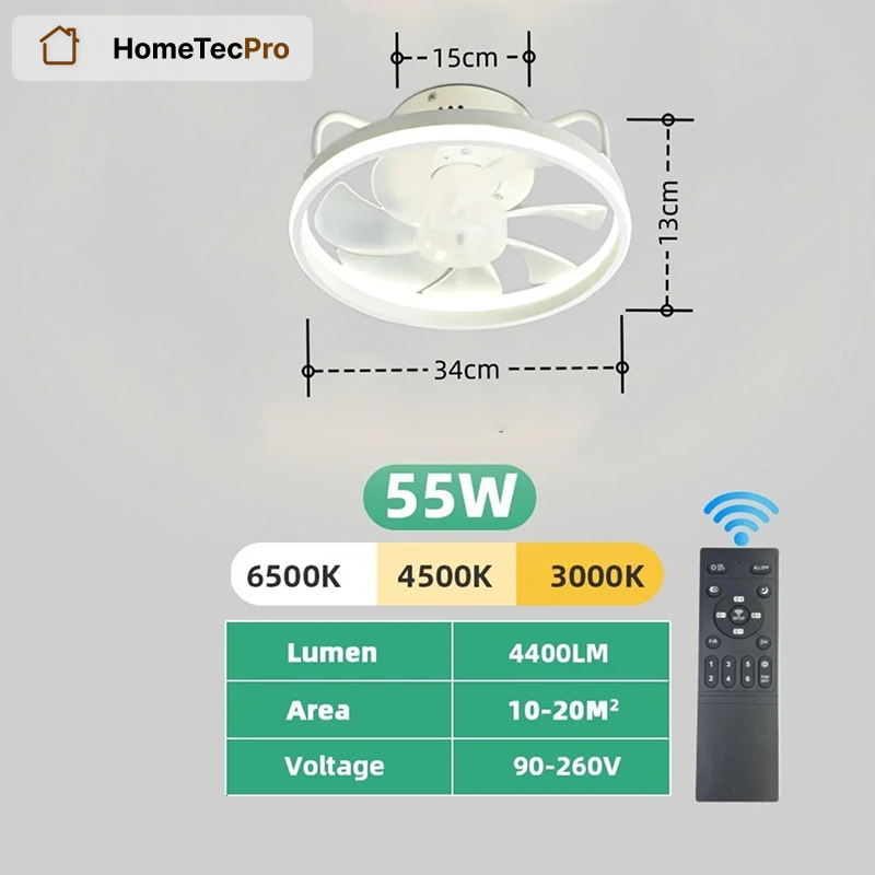 Smart Ceiling Fan Light