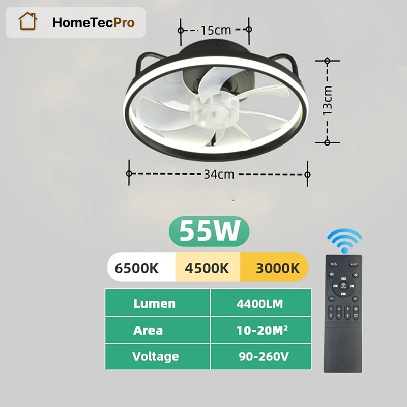 Smart Ceiling Fan Light