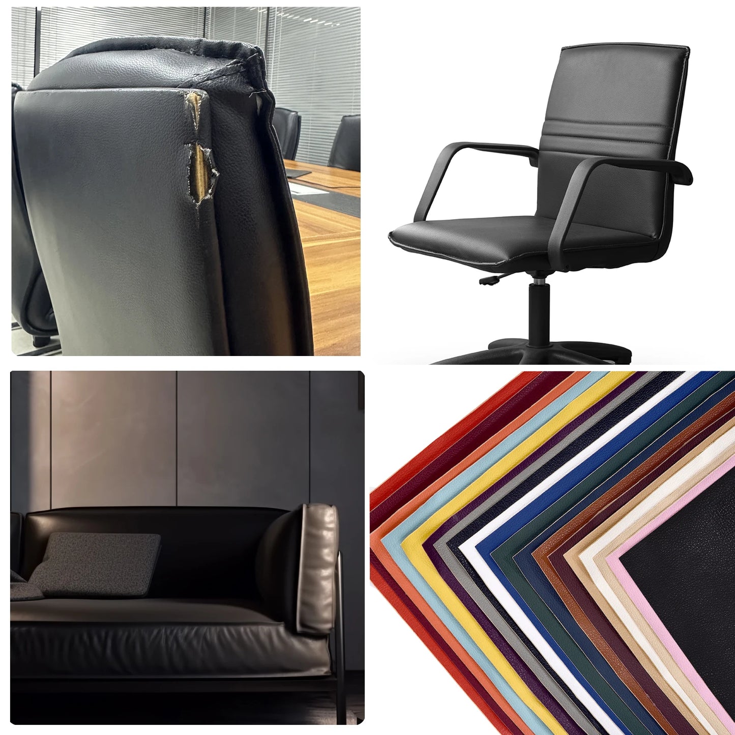 🛠️ Self-Adhesive Leather Repair Patch