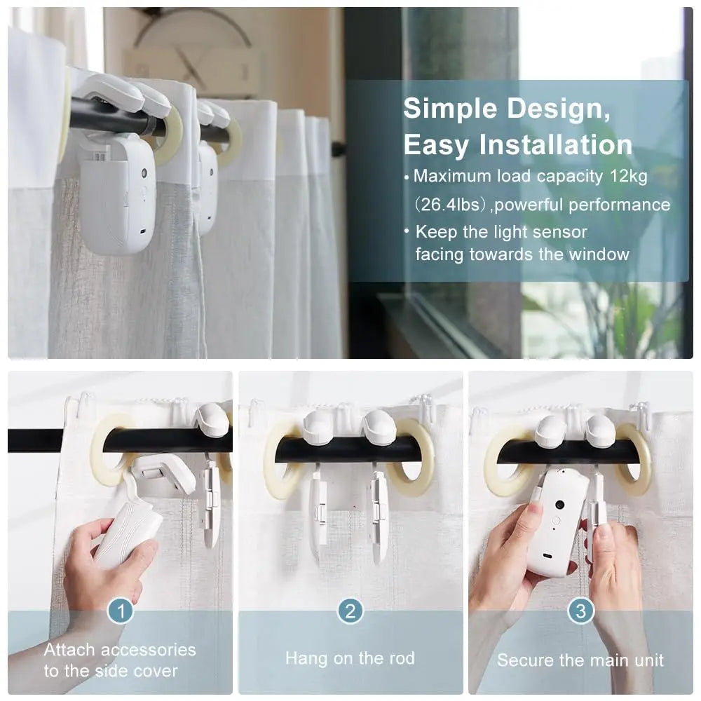 Smart Wi‑Fi Curtain Controller