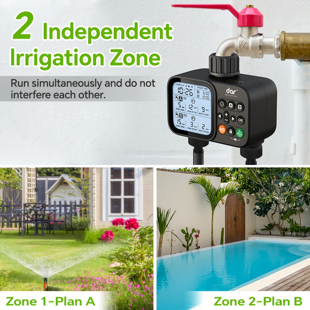 🚿 Dual-Zone Smart Water Timer