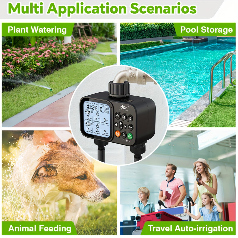 🚿 Dual-Zone Smart Water Timer